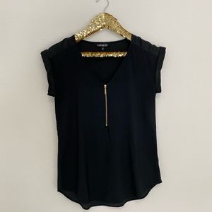 Express Gramercy Blouse in Black